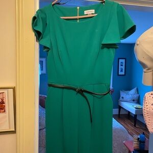 Calvin Klein Emerald Green Jumpsuit with Belt